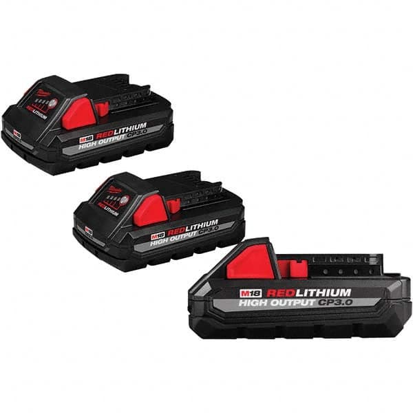 Milwaukee Tool - 18 Volt Lithium-Ion Power Tool Battery - USA Tool & Supply