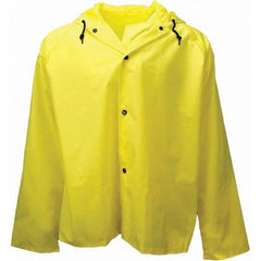 Neese - Size M Yellow Flame Resistant/Retardant Rain Jacket - USA Tool & Supply