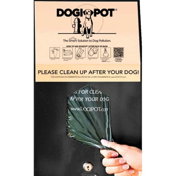 DOGIPOT - Pet Waste Stations Mount Type: Post, Pole or Wall Overall Height Range (Feet): 4' - 8' - USA Tool & Supply