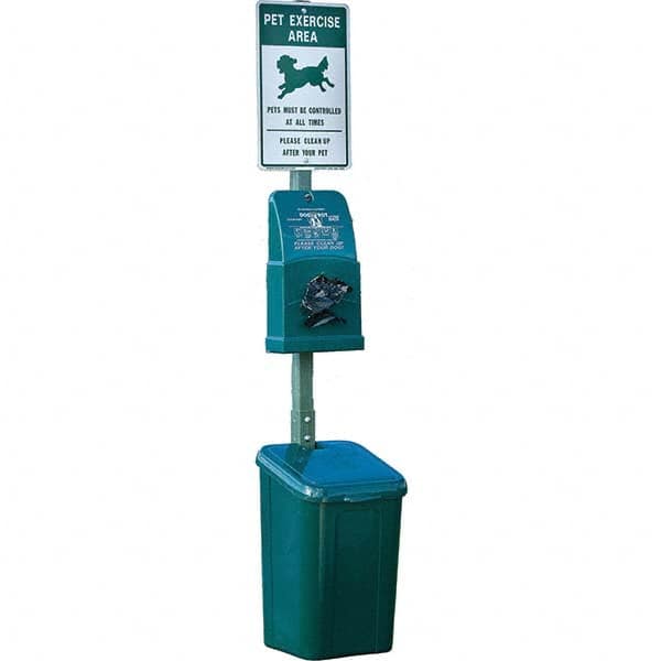 DOGIPOT - Pet Waste Stations Mount Type: Pole Mount Overall Height Range (Feet): 4' - 8' - USA Tool & Supply