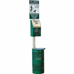 DOGIPOT - Pet Waste Stations Mount Type: Pole Mount Overall Height Range (Feet): 4' - 8' - USA Tool & Supply