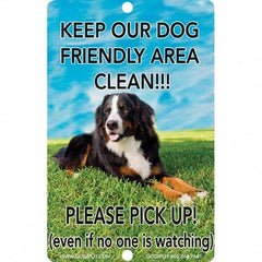 DOGIPOT - Pet Waste Station Accessories Type: Reflective Pet Sign Material: Aluminum - USA Tool & Supply