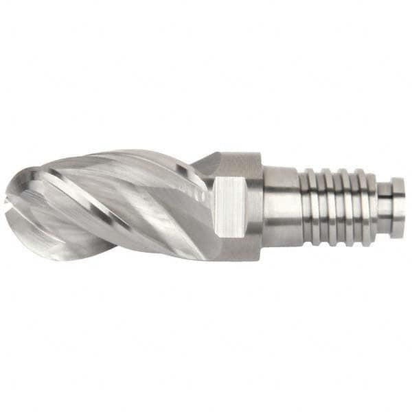 Kennametal - Ball End Mill Heads Mill Diameter (Inch): 3/8 Mill Diameter (Decimal Inch): 0.3750 - USA Tool & Supply