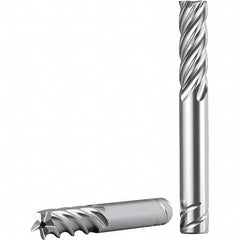 Kennametal - 3/4", 2-1/4" LOC, 3/4" Shank Diam, 5" OAL, 5 Flute, Solid Carbide Square End Mill - USA Tool & Supply