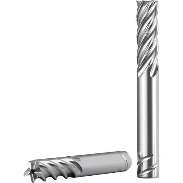 Kennametal - 20mm, 60mm LOC, 20mm Shank Diam, 120mm OAL, 5 Flute, Solid Carbide Square End Mill - USA Tool & Supply