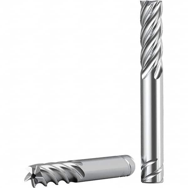 Kennametal - 1", 3" LOC, 1" Shank Diam, 5-1/2" OAL, 5 Flute, Solid Carbide Square End Mill - USA Tool & Supply