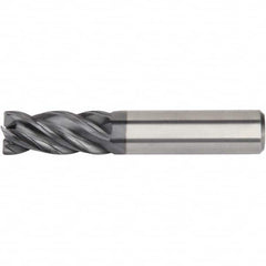 Kennametal - 18mm Diam 4 Flute Solid Carbide 0.5mm Chamfer Width Corner Chamfer End Mill - USA Tool & Supply