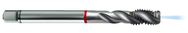 M18x1.5 6H 4-Flute Cobalt Red Ring Semi-Bottoming 40 degree Spiral Flute Tap-Bright - USA Tool & Supply