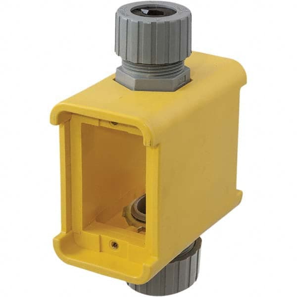 Hubbell Wiring Device-Kellems - Electrical Outlet Boxes & Switch Boxes Enclosure Type: Portable Outlet Box Enclosure Shape: Rectangle - USA Tool & Supply