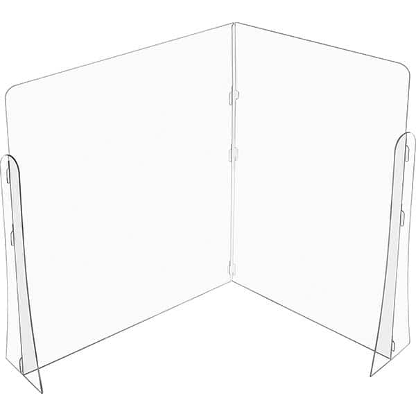 USA Sealing - 48" x 36" Partition & Panel System-Social Distancing Barrier - USA Tool & Supply