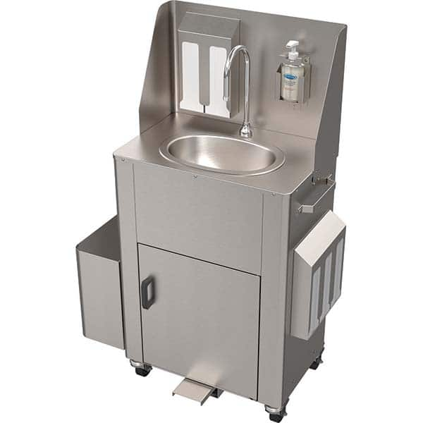 Acorn Engineering - Wash Fountain Accessories Type: Splash Guard w/Towel&Soap Dispensers For Use With: PS1000 Series Portable Sink - USA Tool & Supply