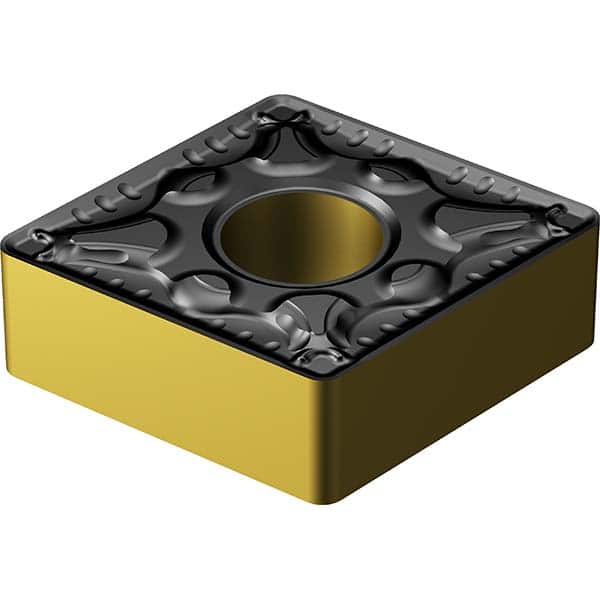 CNMG642-PM 4425 Carbide Turning Insert TiCN+Al2O3+TiN Finish, Neutral, 19.05mm Inscribed Circle, 0.79mm Corner Radius, 6.35mm Thick, 80° Diamond, Series T-Max P
