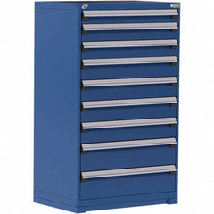 Rousseau Metal - Modular Storage Cabinets Number of Drawers: 9.000 Height (Inch): 60 - USA Tool & Supply