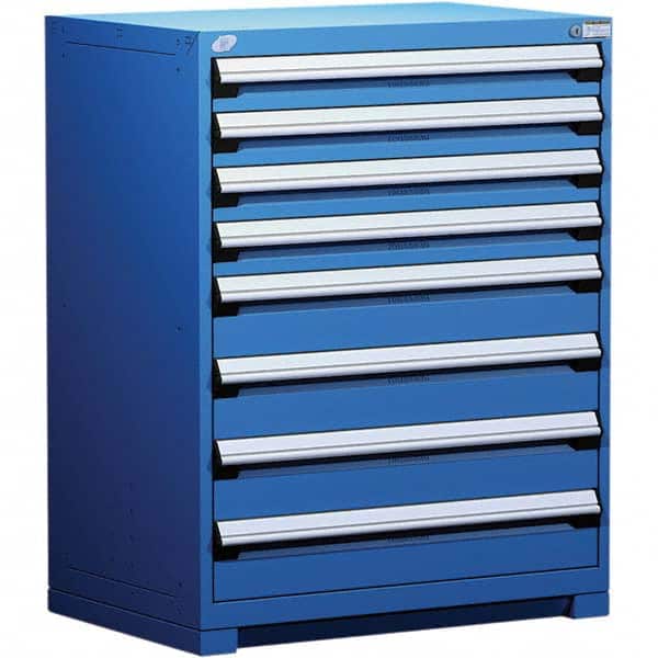 Rousseau Metal - Modular Storage Cabinets Number of Drawers: 8.000 Height (Inch): 46 - USA Tool & Supply