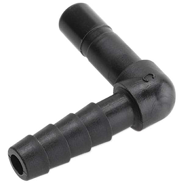 Parker - Plastic Push-To-Connect Tube Fittings Type: Tube Elbow Barb Connector Tube Outside Diameter (Inch): 3/8 - USA Tool & Supply