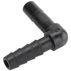 Parker - Plastic Push-To-Connect Tube Fittings Type: Tube Elbow Barb Connector Tube Outside Diameter (Inch): 3/8 - USA Tool & Supply