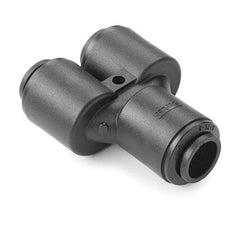 Parker - Plastic Push-To-Connect Tube Fittings Type: Union Y Tube Outside Diameter (Inch): 3/8 - USA Tool & Supply