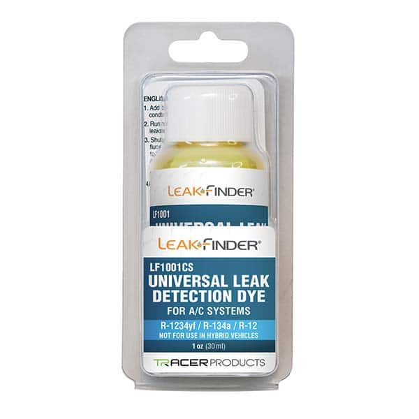 Leak Finder - Automotive Leak Detection Dyes Applications: Refrigeration Container Size: 1 oz. - USA Tool & Supply