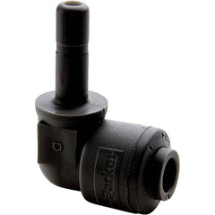 Parker - Plastic Push-To-Connect Tube Fittings Type: Plug-In Elbow Tube Outside Diameter (Inch): 3/8 - USA Tool & Supply