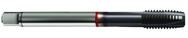 M18x2.5 6H 4-Flute Cobalt Red Ring Spiral Point Plug Tap-TiCN - USA Tool & Supply