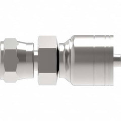 Eaton - Hydraulic Hose Fittings & Couplings Type: Female JIS 30 Flare Swivel Straight Hose Diameter: 1/4 (Inch) - USA Tool & Supply