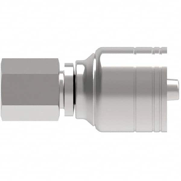 Eaton - Hydraulic Hose Fittings & Couplings Type: Female Swivel DIN 24 Seat Light Hose Diameter: 1/4 (Inch) - USA Tool & Supply