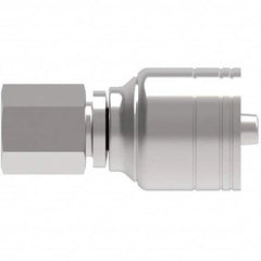 Eaton - Hydraulic Hose Fittings & Couplings Type: Female Swivel DIN 24 Seat Light Hose Diameter: 1/4 (Inch) - USA Tool & Supply