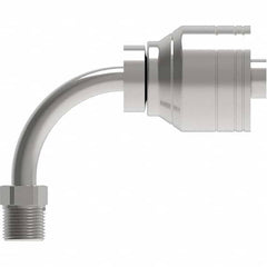 Eaton - Hydraulic Hose Fittings & Couplings Type: Inverted Male Swivel 90 Elbow Hose Diameter: 5/8 (Inch) - USA Tool & Supply