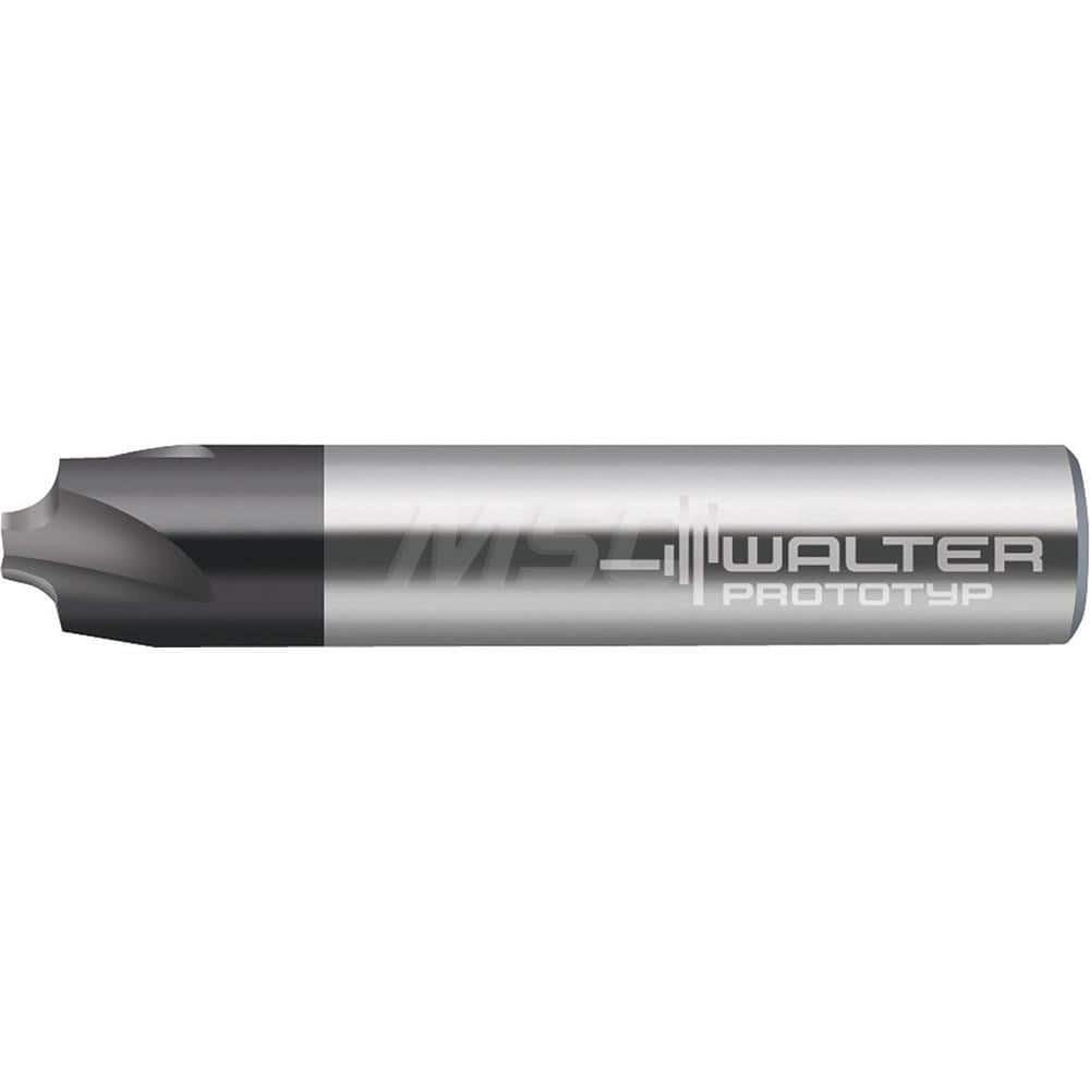 Corner Rounding End Mill: 4 Flutes 63″ OAL, 8″ Shank Dia