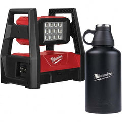 Milwaukee Tool - Cordless Work Lights Voltage: 18 Run Time: 9 Hrs. - USA Tool & Supply