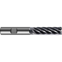 Guhring - 6mm Diam 7 Flute Carbide 0.12mm Chamfer Width End Mill - USA Tool & Supply