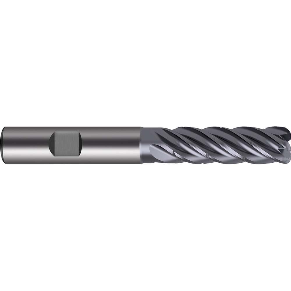 Guhring - 8mm Diam 5 Flute Carbide 1mm Corner Radius End Mill - USA Tool & Supply