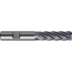 Guhring - 8mm Diam 5 Flute Carbide 1mm Corner Radius End Mill - USA Tool & Supply