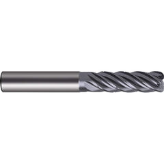 Guhring - 10mm Diam 5 Flute Carbide 1mm Corner Radius End Mill - USA Tool & Supply