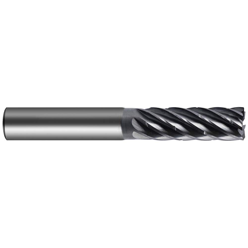 Guhring - 3/8" Diam 7 Flute Carbide 0.008" Chamfer Width End Mill - USA Tool & Supply