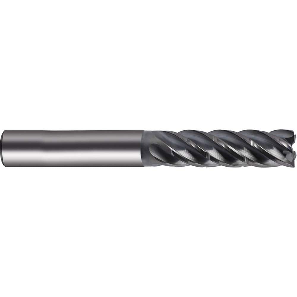 Guhring - 1" Diam 5 Flute Carbide 0.017mm Chamfer Width End Mill - USA Tool & Supply