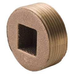 Merit Brass - Brass & Chrome Pipe Fittings Type: Countersunk Plug Fitting Size: 1-1/2 - USA Tool & Supply