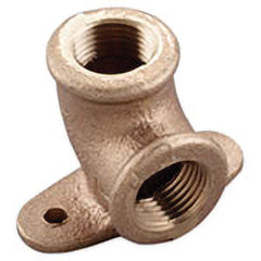 Merit Brass - Brass & Chrome Pipe Fittings Type: 90 Degree Elbow Fitting Size: 1/4 - USA Tool & Supply