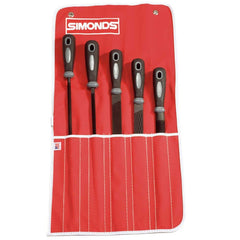 Simonds File - File Sets File Set Type: American File Types Included: Mill; Half Round; Round; Slim Taper; Rasp - USA Tool & Supply