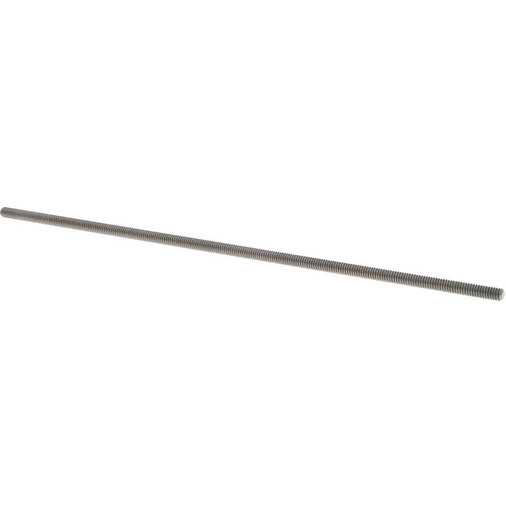 Made in USA - Threaded Rods Material: Titanium Thread Size: #10-24 (Inch) - USA Tool & Supply