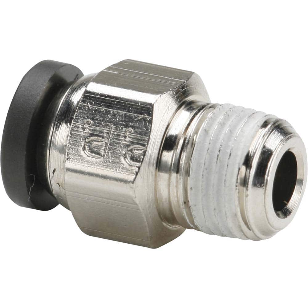 Parker - Metal Push-To-Connect Tube Fittings Type: Male Connector Tube Outside Diameter (Inch): 1/2 - USA Tool & Supply