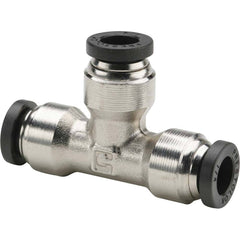 Parker - Metal Push-To-Connect Tube Fittings Type: Union Tee Tube Outside Diameter (Inch): 1/2 - USA Tool & Supply