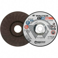 WALTER Surface Technologies - Depressed-Center Wheels Wheel Diameter (Inch): 7 Wheel Thickness (Inch): 3/64 - USA Tool & Supply