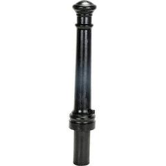 Vestil - 8" Diam x 40" High, Black Iron Bollard - USA Tool & Supply