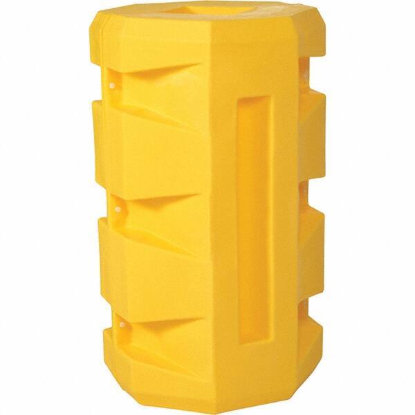 Vestil - 24" Wide x 24" Deep x 42" High, Polyethylene Column Protector - Fits 8" Columns, Yellow - USA Tool & Supply