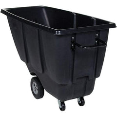 Vestil - 450 Lb Load Capacity, Polyethylene Tilt Truck - 28" Wide x 62" Long x 35" High - USA Tool & Supply