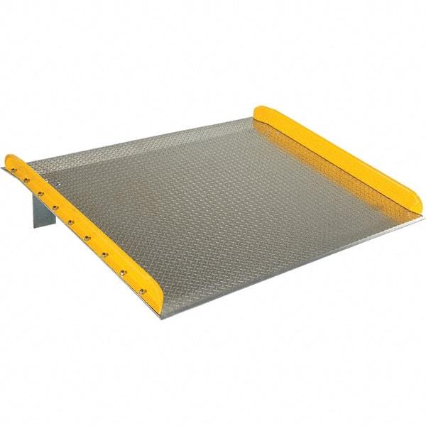 Vestil - Aluminum Dock Plate - 60" Long x 72" Wide x 10" High - USA Tool & Supply