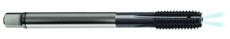 M20 x 2.5 Dia. - 6HX - 7 FL - Carbide Semi-Bott Tap-TiCN -Coolant-Thru-FORM-C DIN 376 - USA Tool & Supply