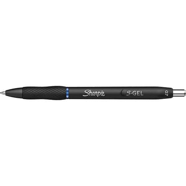 Sharpie - Pens & Pencils Type: Retractable Gel Color: Blue - USA Tool & Supply