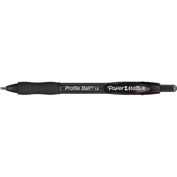 Paper Mate - Pens & Pencils Type: Retractable Ball Point Pen Color: Black - USA Tool & Supply